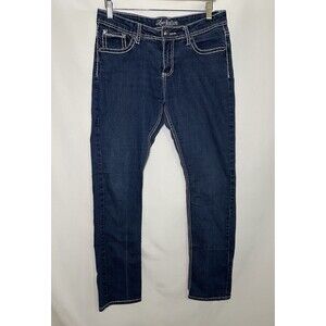 Love Nation Premium Denim Blue Jeans‎ Embellished Pockets Women's 10